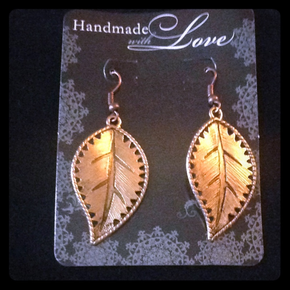 Brass earrings